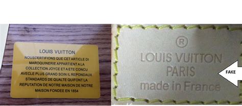 louis vuitton authenticity card fake